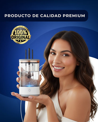 Limpiador de Brochas de Maquillaje Automático y Eléctrico con Enchufe USB – Limpieza y Secado Rápido