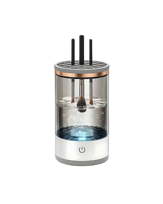 Limpiador Automático de Brochas de Maquillaje Eléctrico con Enchufe USB – Limpieza y Secado Rápido