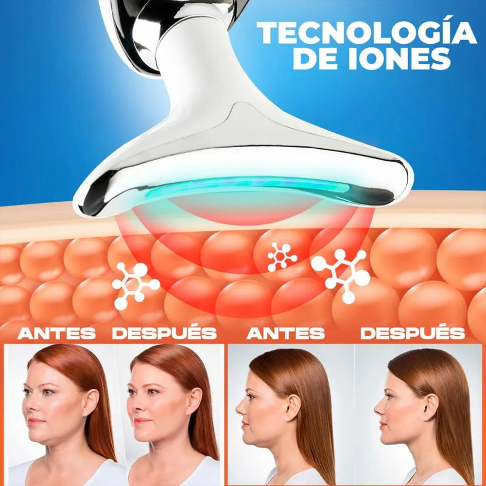 Masajeador Papada Facial LUZ LED